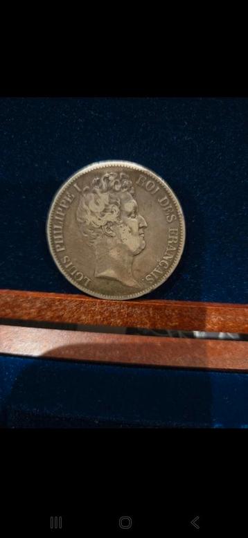 5 francs louis philippe 1830 T (fautee) beschikbaar voor biedingen