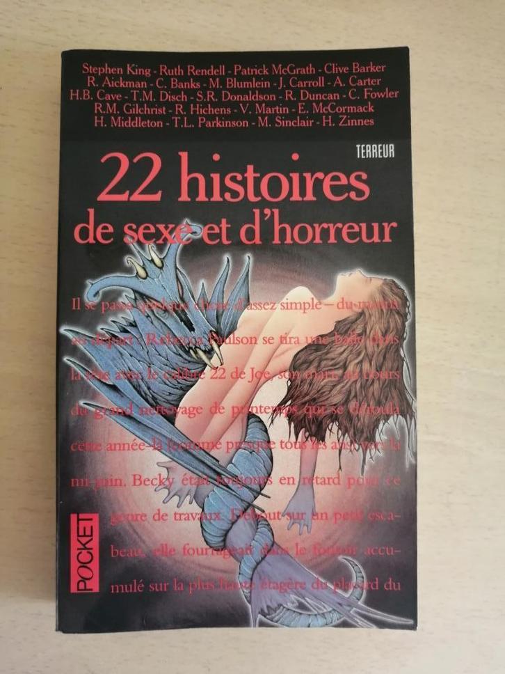 22 histoires de sexe et d'horreur de Stephen King et autres, Boeken, Fantasy, Ophalen of Verzenden
