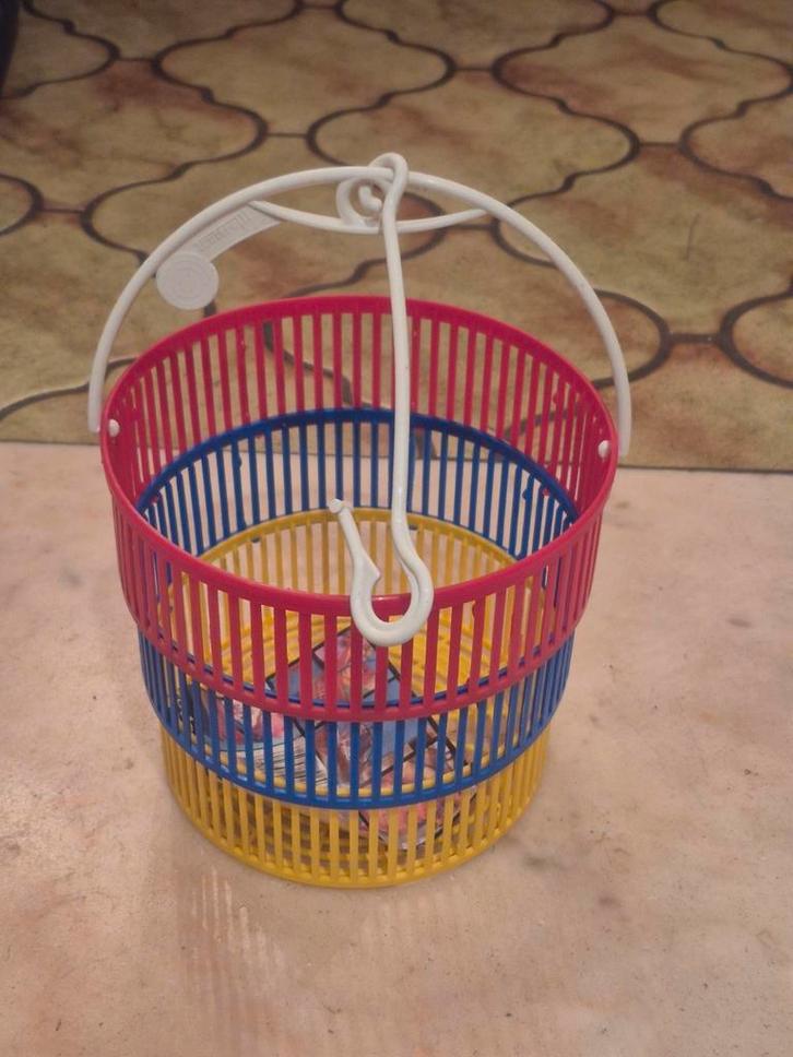 Nieuwe telescopische vintage groente- of fruitmand., Huis en Inrichting, Woonaccessoires | Schalen en Manden, Zo goed als nieuw