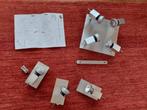 LED plafondlamp met 4 spots + 3 bijhorende LED spots, Metaal of Aluminium, Ophalen of Verzenden, Zo goed als nieuw, Led