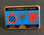 PIN CLUB BRUGGE Sligo Rovers 1994, Sport, Ophalen of Verzenden, Speldje of Pin, Zo goed als nieuw