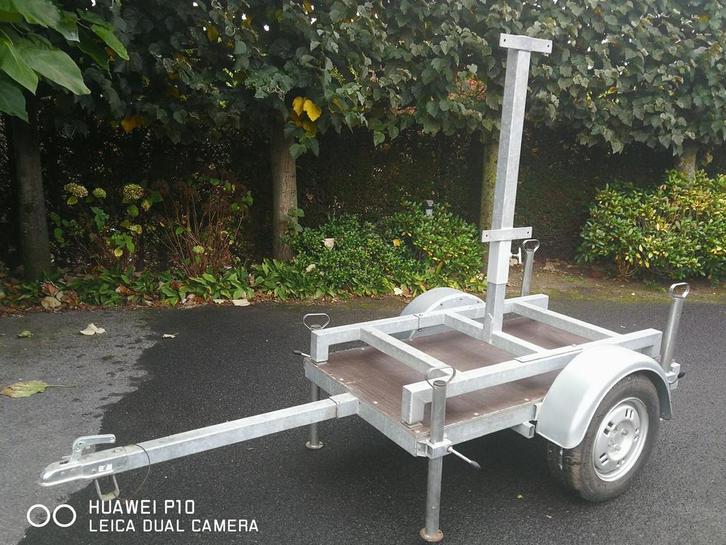 Aanhangwagen voor ledscherm of publiciteitspaneel, Auto diversen, Aanhangwagen-onderdelen, Gebruikt, Ophalen