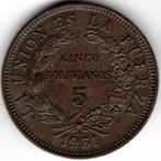 Bolivie : 5 Bolivianos 1951KN King's Norton KM#185 Ref 15035, Timbres & Monnaies, Monnaies | Amérique, Amérique du Sud, Enlèvement ou Envoi