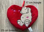 🔥 Hart met nijlpaart, Kinderen en Baby's, Speelgoed | Knuffels en Pluche, Ophalen of Verzenden, Zo goed als nieuw