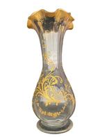 Baccarat 19e eeuwse vaas — Louis XV-stijl — gouden