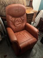 Magnifique fauteuil inclinable en cuir électrique, Maison & Meubles, Fauteuils, Enlèvement, Comme neuf
