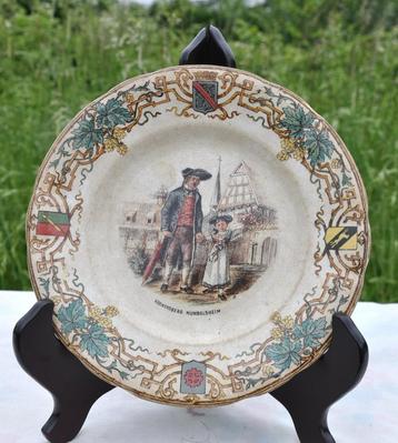 assiette décorative alsace Sarreguemines  beschikbaar voor biedingen