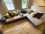 Canapé d’angle en L – style Ultrasuede / Microsuede – 650 €, Ophalen, Zo goed als nieuw, Kunststof