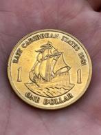 East Caribbean States Munt 1 $ Dollar 1981, Postzegels en Munten, Munten | Amerika, Ophalen of Verzenden, Midden-Amerika, Losse munt
