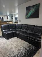 Salon d’angle en cuir véritable, Huis en Inrichting, Zetels | Zetels, Ophalen, Zo goed als nieuw