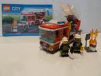 Lego City Fire 60107 Fire Ladder Truck, Ophalen of Verzenden, Zo goed als nieuw, Complete set, Lego
