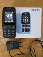 GSM Nokia 105, Comme neuf, Noir, Classique ou Candybar, Clavier physique
