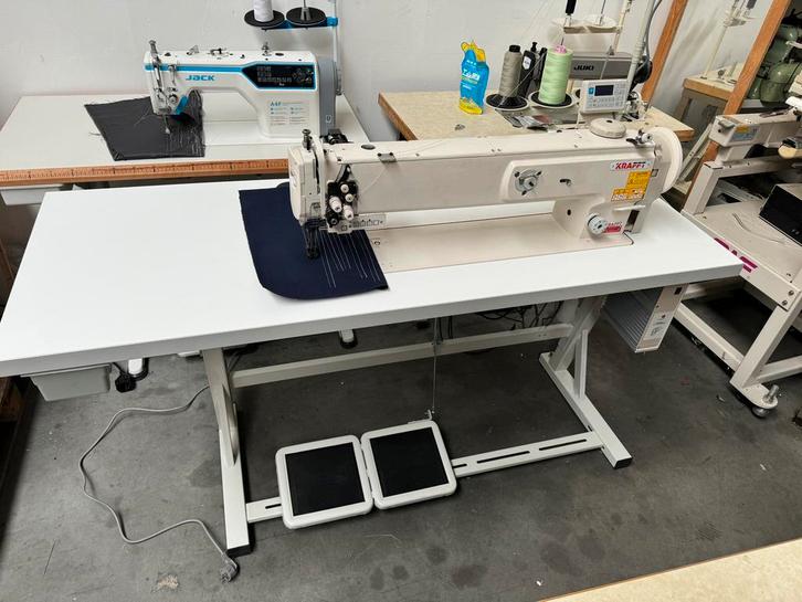 Industriële naaimachine lange arm 65cm 3voudig transport, Hobby en Vrije tijd, Naaimachines en Toebehoren, Nieuw, Naaimachine