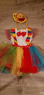 Carnaval clownkleed (meisje) 1,5 jaar - incl. diadeem, Ophalen, Zo goed als nieuw, Meisje
