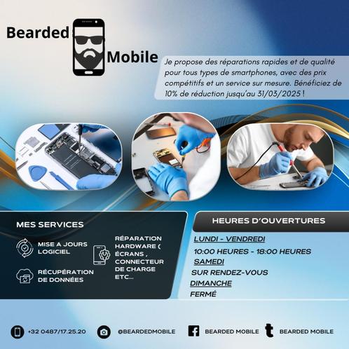 Réparation Iphone/samsung/Huawei/REDMI, Telecommunicatie, Mobiele telefoons | Hoesjes en Screenprotectors | Apple iPhone, Zo goed als nieuw