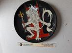 Unieke schotel in keramiek van Joost Maréchal "Koning leeuw", Antiek en Kunst, Ophalen