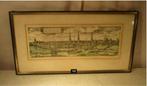 Mooi Oude Gravure 'Civitatis Essensis' - 56x30, Antiek en Kunst, Kunst | Etsen en Gravures, Ophalen of Verzenden