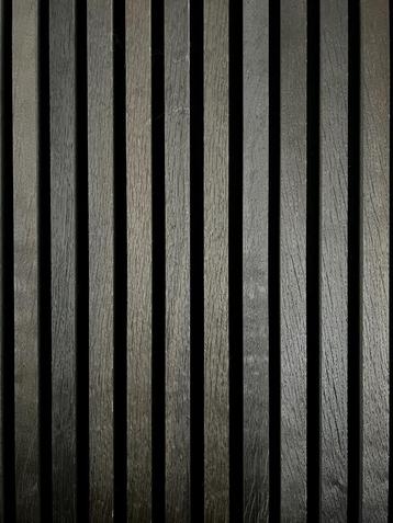 Silent Lines Accoustisch wandpaneel - Gerookt eiken (nieuw) beschikbaar voor biedingen