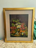 Schilderij "Stil leven" op plaat achter glas (65cm*55cm), Ophalen