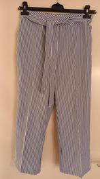3/4 broek Damart blauw/wit gestreept voor zomer maat 38, Blauw, Zo goed als nieuw, Driekwart, Damart