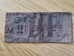 Franse Defense Passive - Police Armband WW2, Verzamelen, Ophalen of Verzenden, Landmacht, Embleem of Badge