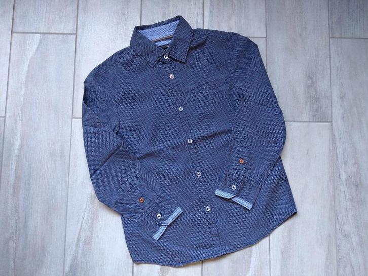 ★ M128 - Hemd, Kinderen en Baby's, Kinderkleding | Maat 128, Zo goed als nieuw, Jongen, Overhemd of Blouse, Ophalen of Verzenden