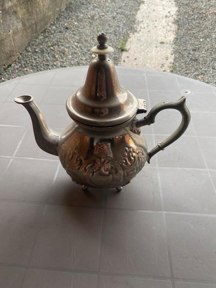 Vintage Magma verzilverde theepot, Antiek en Kunst, Antiek | Zilver en Goud, Ophalen