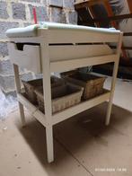 Table à langer avec tiroir et rangements  + paniers, Ophalen, Gebruikt