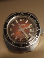 Montre de plongée Sicura by Breitling, Montre-bracelet, Enlèvement ou Envoi, Breitling, Cuir