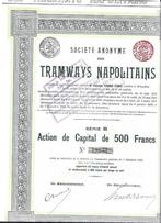 Tramways Napolitains - 1906, Action, Enlèvement ou Envoi, Avant 1920