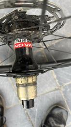 Carbon wielen 80mm met Sram body en schijven, Ophalen, Carbon