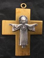 Vintage religieux 1953 - croix de baptême signée FJ, Antiquités & Art, Antiquités | Objets religieux, Enlèvement ou Envoi