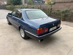 BMW 735i automaat, Auto's, BMW, Automaat, Achterwielaandrijving, Zwart, Blauw