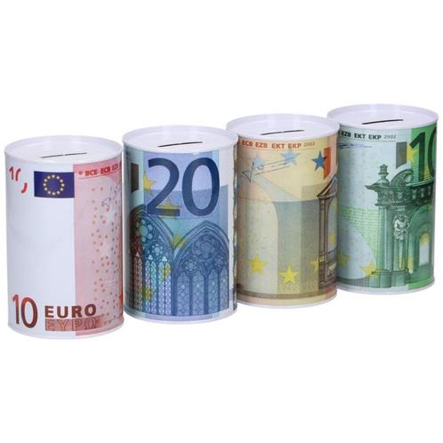 Spaarblik spaarpot Euro, Collections, Tirelires, Neuf, Métal ou Fer blanc, Enlèvement ou Envoi