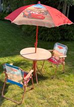 Tuinset - parasol kinderen CARS, Ophalen, Gebruikt, 2 zitplaatsen, Tuinset