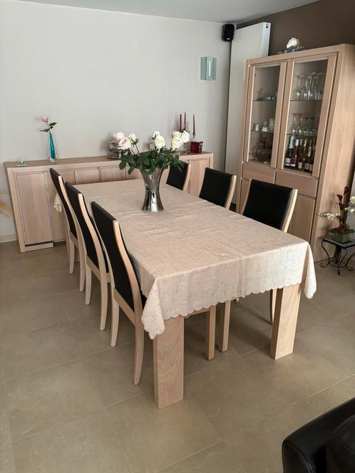 Mooie eetkamer + tv-meubel + woonkamertafel, Huis en Inrichting, Complete eetkamers, Zo goed als nieuw, 4 tot 6 stoelen