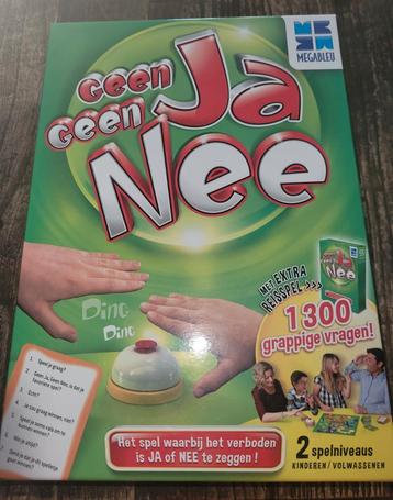 Geen ja, geen nee (gezelschapsspel) beschikbaar voor biedingen