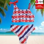 Meisjes bikini amerika 116 - 6 jaar, Kinderen en Baby's, Kinderkleding | Kinder-zwemkleding, Maat 116, Bikiniset, Nieuw, Verzenden