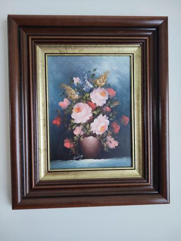 Schilderij met prachtige kader beschikbaar voor biedingen