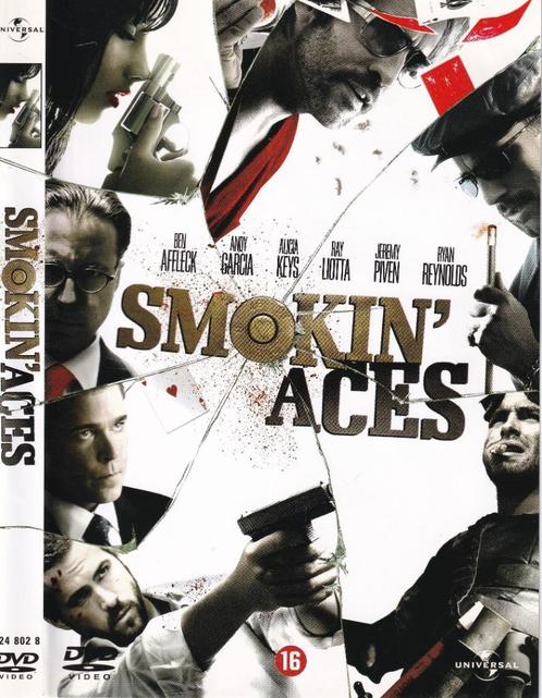 Smokin' Aces (2006) Jeremy Piven - Ryan Reynolds, Cd's en Dvd's, Dvd's | Actie, Zo goed als nieuw, Actie, Vanaf 12 jaar, Ophalen of Verzenden