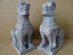 Foo dog beelden Foo dog Foo dogs beelden set Foo dogs 26cm, Ophalen of Verzenden, Zo goed als nieuw, Dier