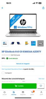 Hp elitebook 640 g9 neuve, Informatique & Logiciels, Neuf