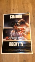 Filmaffiche Rocky IV starring sylvester stallone 1986, Ophalen of Verzenden, Gebruikt