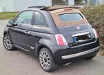 Fiat 500 cabrio 12ess an2014 cuir rouge 170mkm 4500€, Autos, Cuir, Euro 5, Achat, Cabriolet