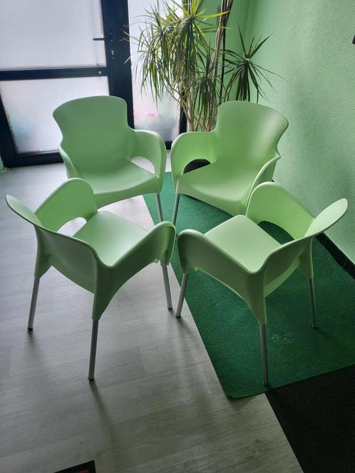 Design stoelen, Tuin en Terras, Tuinstoelen, Zo goed als nieuw, Kunststof, Stapelbaar, Ophalen