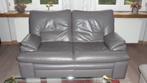 Lederen tweezit, Huis en Inrichting, Zetels | Zetels, Ophalen, Tweepersoons, Leer, Zo goed als nieuw