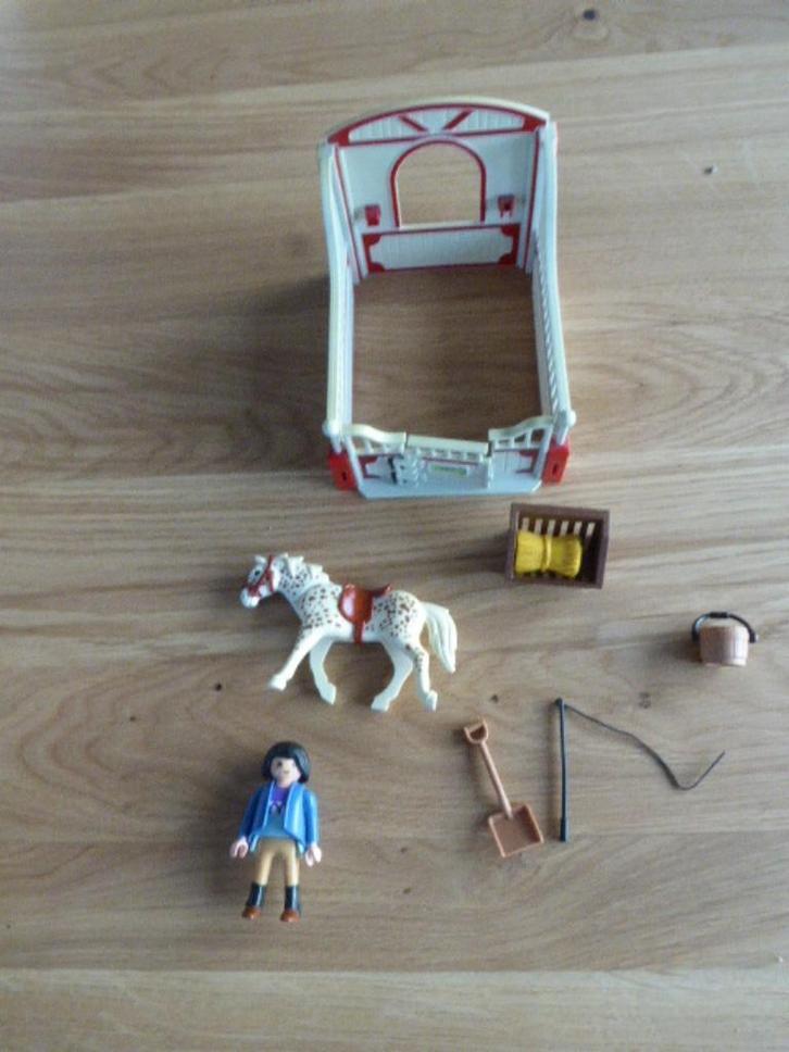 Paard knappstrupper met paardenbox en trainer, Enfants & Bébés, Jouets | Playmobil, Utilisé, Ensemble complet, Enlèvement ou Envoi