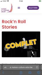Marc Ysaye - Rock n Roll Stories - Arlon - 2 tickets, Deux personnes