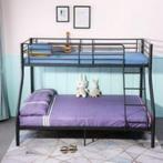 Twee persoon bed ,Triple Bunk Bed, Bottom Bunk, Nieuw, Hoogslaper of Stapelbed, 160 tot 180 cm, 100 cm of meer