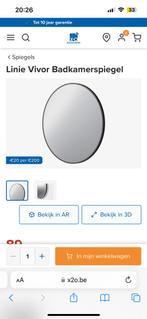 Ronde spiegel, (ikea) nieuwstaat  80cm: diameter, Huis en Inrichting, Ophalen, Ikea, Rond, Zo goed als nieuw